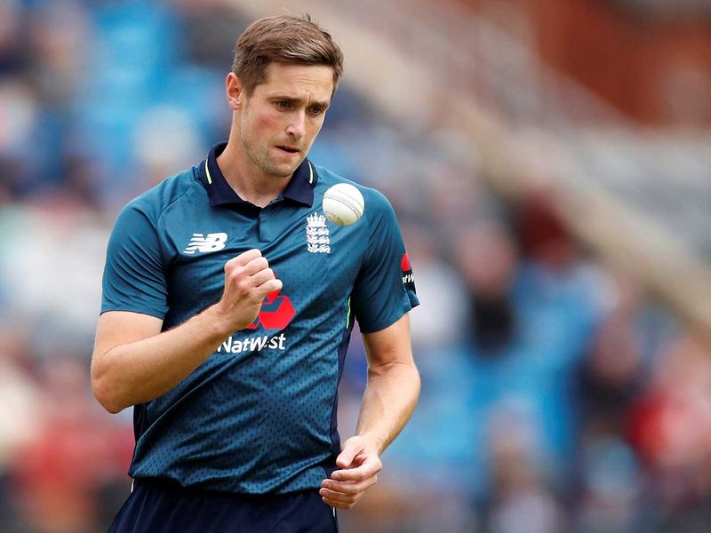 England's Chris Woakes