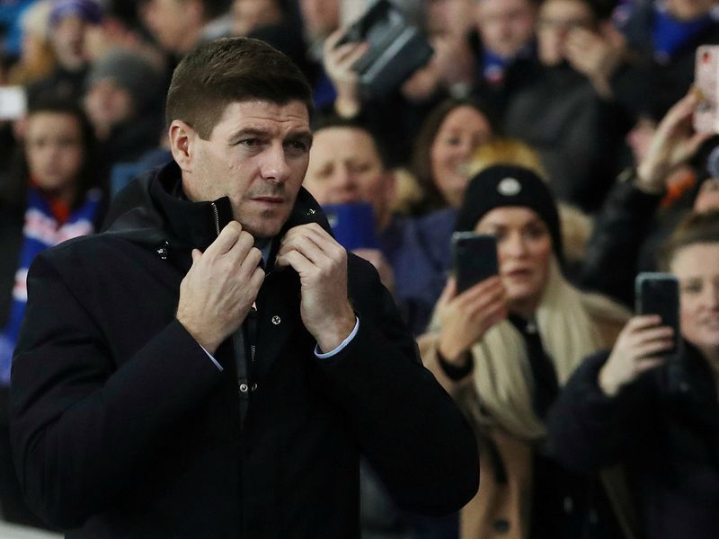 Rangers manager Steven Gerrard