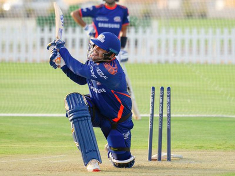 Mumbai Indians' Saurabh Tiwary is back in the swing too.