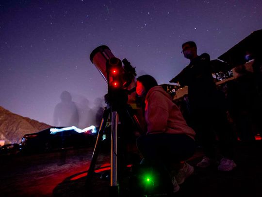 UAE meteor shower