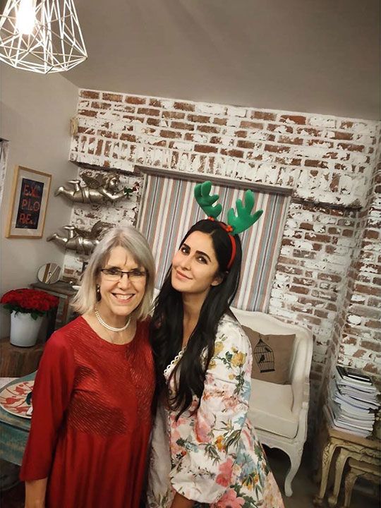 Katina Kaif and her mother