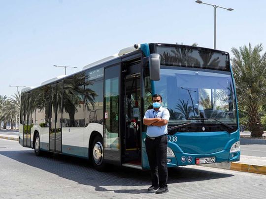 Abu Dhabi bus driver