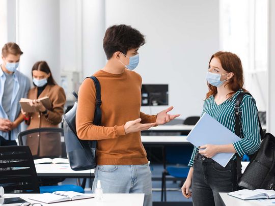 Stock University students