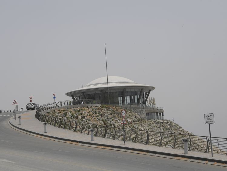 Al Suhub Rest area in Khorfakkan