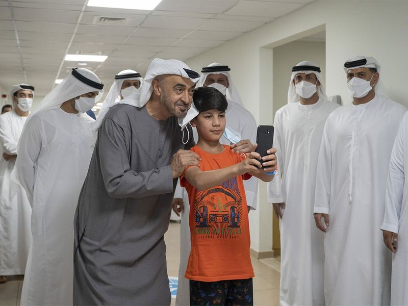 Mohamed bin Zayed Afghan families gallery