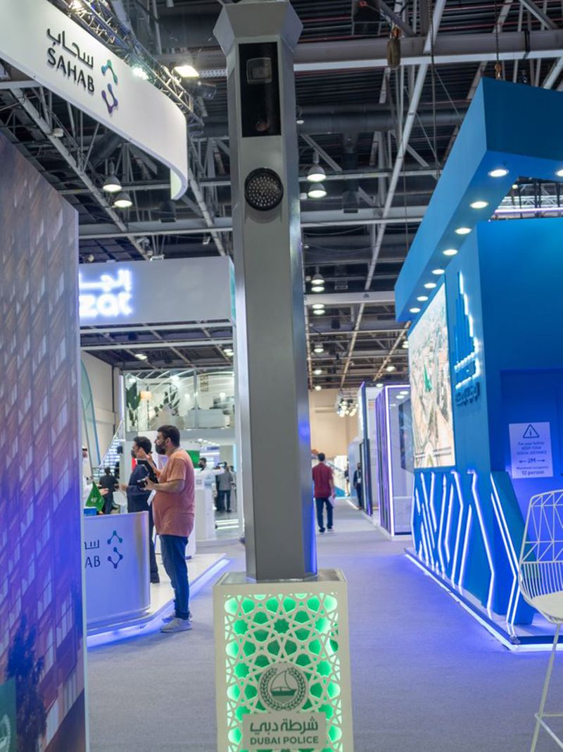 Dubai Police pedestrian crossing monitoring system GITEX 2021