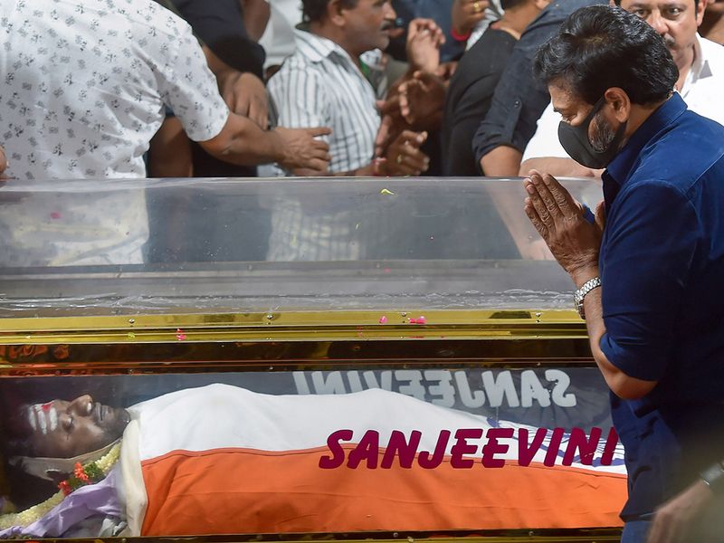 Puneet funeral Chiranjeevi