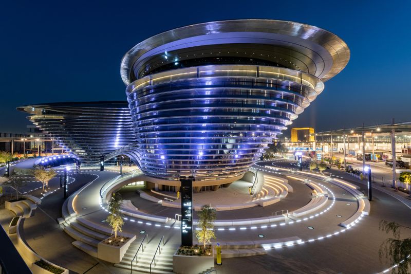 The Mobility pavillion at Expo 2020