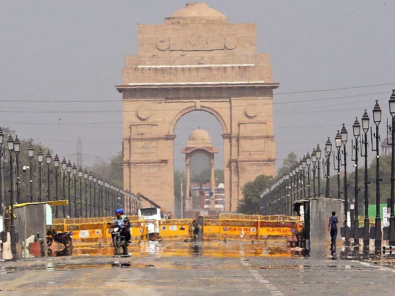 India Gate in New Delhi.