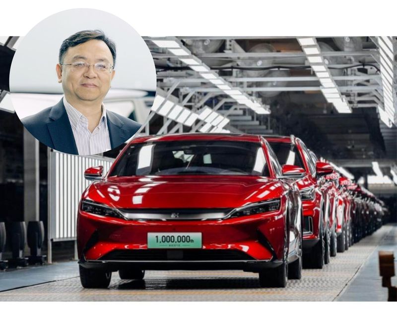 WANG CHUANFU, 56 | Company: BYD