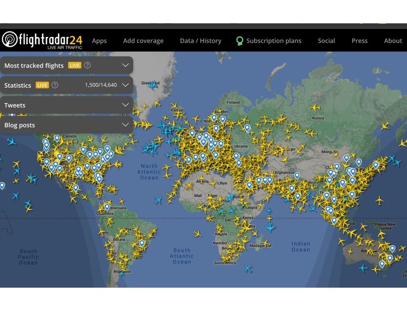 August 3 flight radar