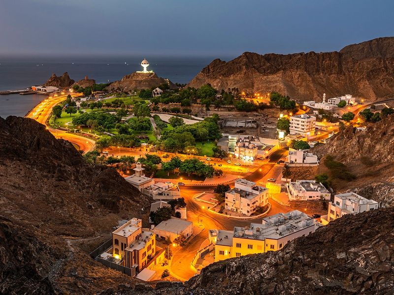 Riyam heights Mutrah, Sultanate of oman Shutterstock