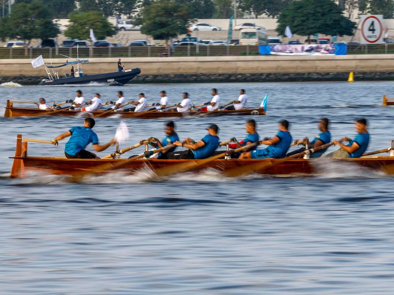 traditional rowing race