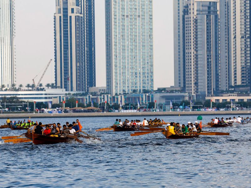 traditional rowing race