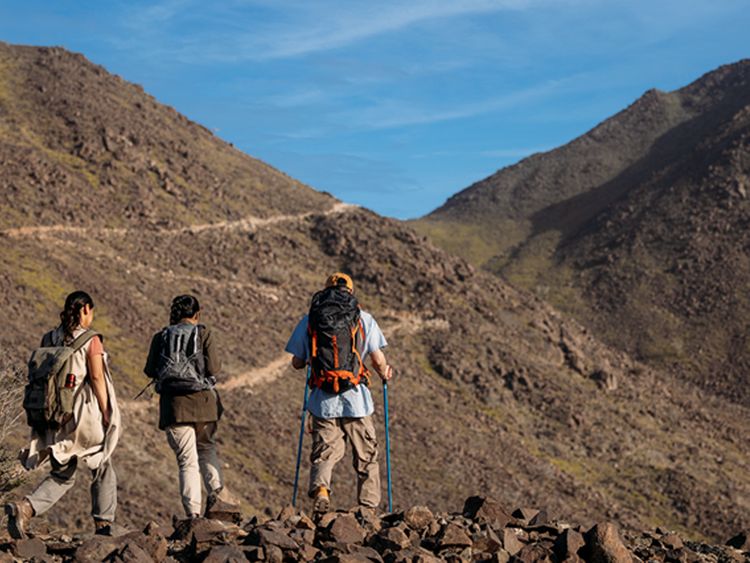 Al Rabi hiking trail khorfakkan 2