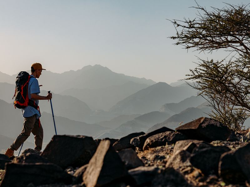 Al Rabi hiking trail khorfakkan