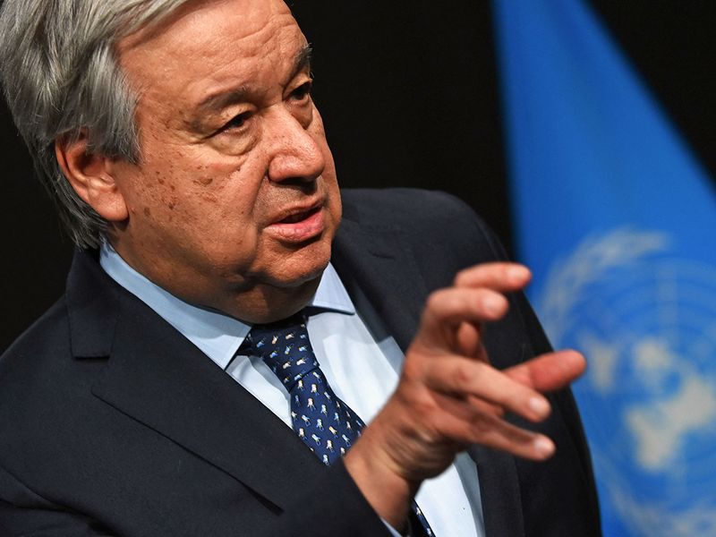 Antonio Guterres, UN secretary general