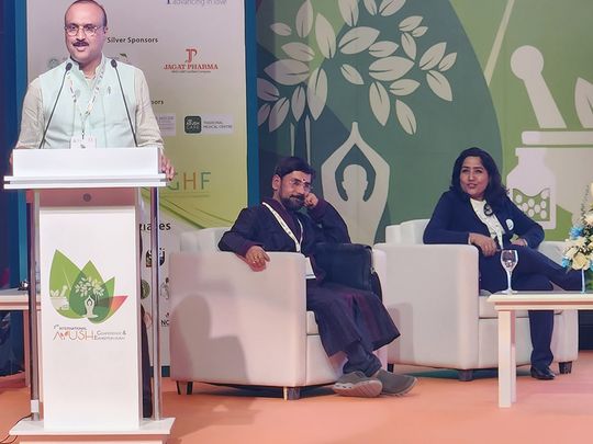 Second International AYUSH Conference and Exhibition, an event focusing on India's traditional healthcare systems