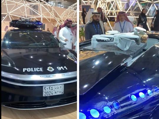 SAUDI POLICE CAR