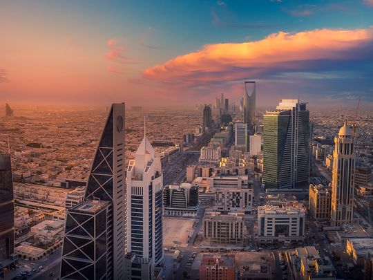 STOCK Saudi Arabia skyline