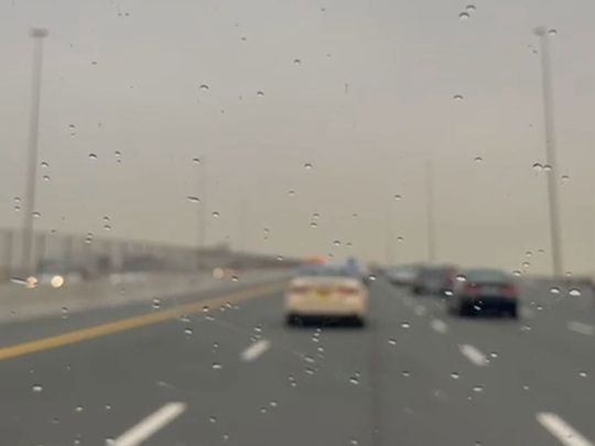 Rain in Dubai