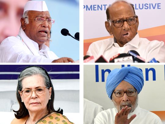 OPN COMBO KHARGE PAWAR SONIA AND MANMOHAN