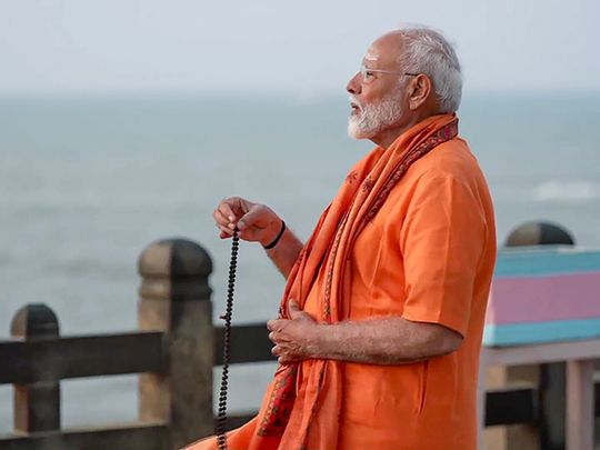 MODI IN Kanniyakumari