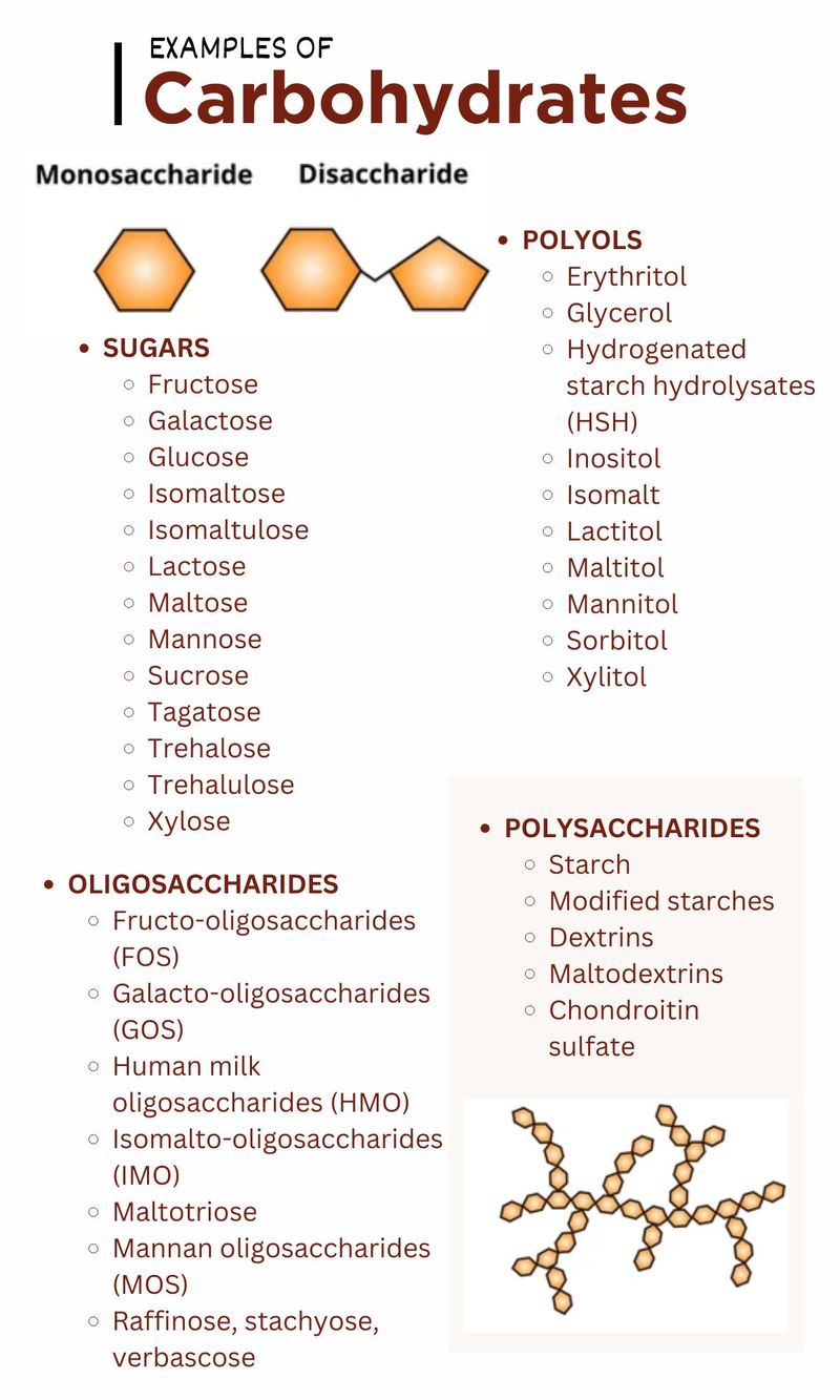 Carbohydrates examples