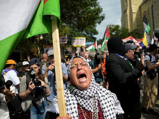 OPN Pro Gaza protests